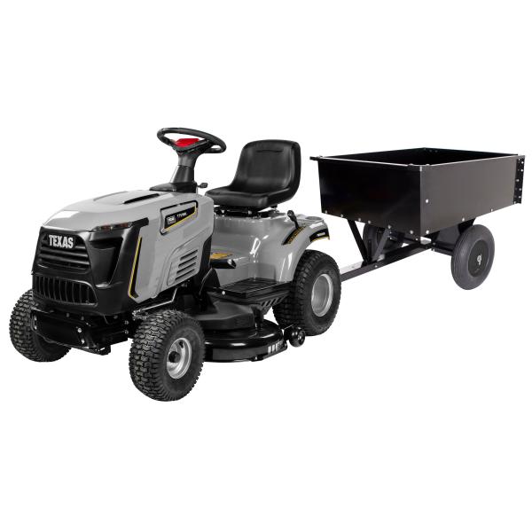 Premium TTS98H avec remorque — Tracteurs tondeuses Texas