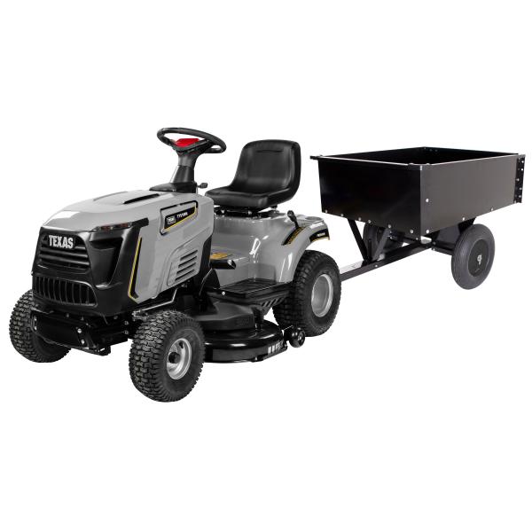 Premium TTS108H avec remorque — Tracteurs tondeuses Texas