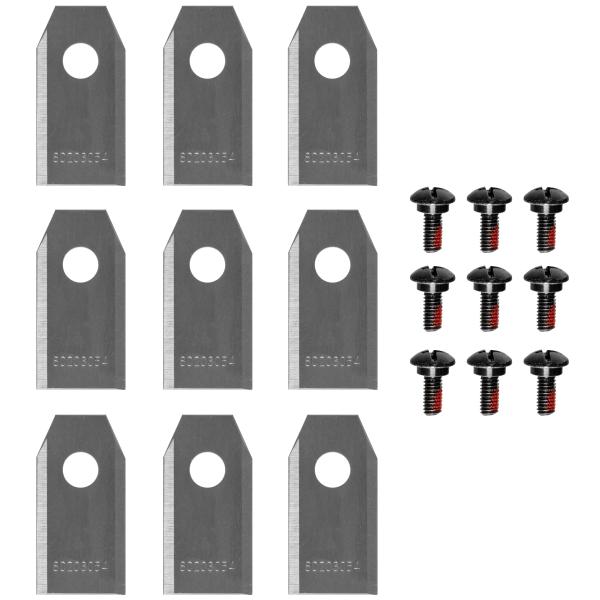 Pack de 9 lames + vis pour robot TMX — Texas